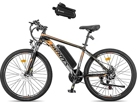 Fafrees Ufficiale | Bici Elettrica Uomo Donna 26 Bicicletta Elettrica, 36V 13Ah Ebike da Città, 21 Velocità Mountain Bike Elettrica 250W Motore, Pedalata Assistita 100KM MTB, Hailong Upgrade
