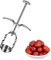 Povanjer Pflaumenentkerner, Cherry Corer Stoner Pitter Tool Grubenentferner, Edelstahl-Küchenhelfer, Robustes Olivenentkerner für die Küche, Chili, Kirsche, Jujube, Beeren