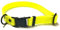 Biothane® Hundehalsband in vielen Farben, Halsband mit Klickverschluss, Designer Hundehalsband, verstellbares Halsband, 2 cm breites Biothane® (L 45-65 cm, Neon-Gelb)