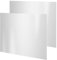 PH PandaHall 2pcs Hoja de acero inoxidable, Panel de acero cuadrado 150 x 200 x 1mm, Hojas de placas de metal de chapa de acero para reparación, soldadura, proyecto, artesanía