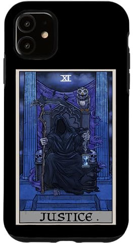 iPhone 11 Justice tarot card Case