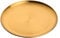 Buyer Star Edelstahl Teller, 30cm Edelstahl Platten, Metall-Speiseteller für Steaksalat, Dessertteller, Edelstahlteller Rundes Servierteller für Camping, Picknick, Küche, Grillen, Party, 1 Stück Gold