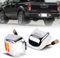 POPMOTORZ LED Kennzeichenbeleuchtung für N.issan Navara D40 2005-2018 Frontier ACMAT ALTV Suzuki Equator, LED Nummernschildbeleuchtung mit CanBus Fehlerfrei 2835 SMD Silbernes Gehäuse, 2 Stücke