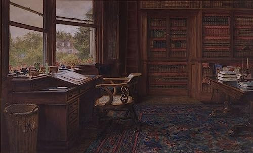 HCOTZHPY Berühmt Leinwand Wandbild Kunstdruck Leinwand Malerei Poster the Empty Chair Gad's Hill Do June Von Samuel Luke Fildes Leinwand Plakat für Flurdekoration 60x90cm