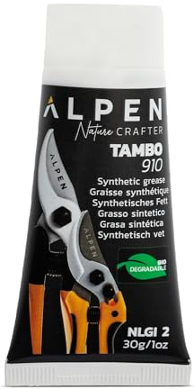 Alpen Swiss Tools Tambo 910 Spezialfett für Gartengeräte – 30 ml Tube – Wasserabweisendes Schmiermittel auf Calcium-Sulfonat-Basis – Für alle Alpen Swiss Tools Werkzeuge