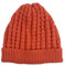 Humble Hilo Strickmützen für Damen, Wintermütze, Bommelmütze, Herren oder Damen, Zopfstrickmütze, Rot, Orange, Einheitsgröße