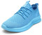 EGMPDA Damen Walkingschuhe Laufschuhe Wanderschuhe Sneaker Sport Trekking Turnschuhe Workout Jogging Outdoor Running Straßenlaufschuhe Freizeit Damen Leichtgewichts Atmungsaktiv Schuhe Hellblau 39