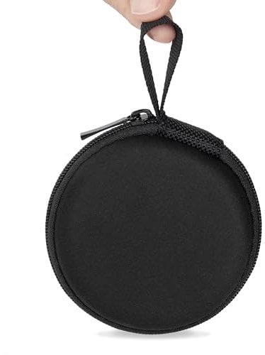 Ginsco Mini-Portable Hard Shell Earbuds Case for Apple EarPods Headphones USB-C Wired Ear Buds/Samsung Galaxy Wired Earbuds/JBL Endurance Run 2, Travel Case for Earphones and Earplugs