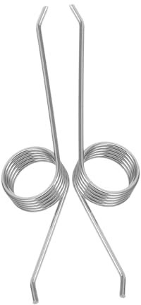 MERRYHAPY 2pcs Trash Bucket Lid Spring Replacement Torsional Springs for Flip Lid Bin