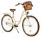 Damenfahrrad Citybike Komfort Mit Weidenkorb Vintage Fahrrad, 26, 28 Zoll, 1-Gang (Braun-Creme, 28 Zoll)