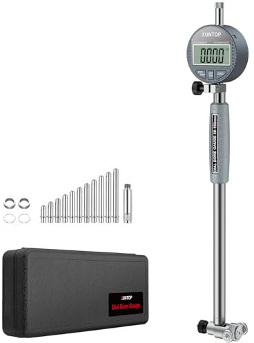 XUNTOP Digitales Bohrungsmessgerät Messuhr Set digitales mechanisches messuhr Messgerät für Innendurchmesser 50-160 mm (2-6 Zoll) Hohe Präzision Innenmessgerät zur Messung des Innendurchmessers
