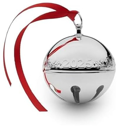 Wallace 2025 Silver Plated Sleigh Bell Ornament 55th Edition