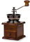 Molinillo de café manual de estilo italiano clásico – Molinillo de manivela ajustable para granos de café frescos (marrón)