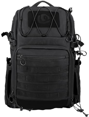 ULANZI 28L Sac à Dos pour Appareil Photo, Sac Appareil Photo avec Multiples Points d'ancrage, 7 DIY Compartiments de Rangement, Ordinateur Portable 15,7'' pour Appareils Photo Reflex, Drones, Trépieds