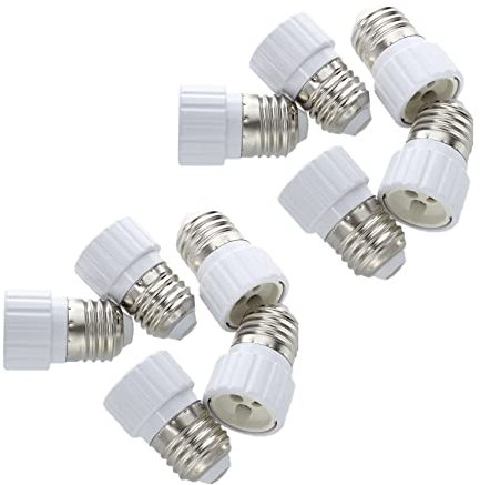 KEALLANS Paquet de 10 Adaptateurs de Convertisseur de Douille de Base D'Ampoule de Lampe E27 À GU10