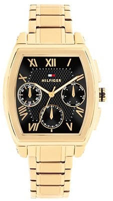 Tommy Hilfiger Multi Zifferblatt Quarz Uhr - Erhältlich aus Edelstahl oder Lederarmband