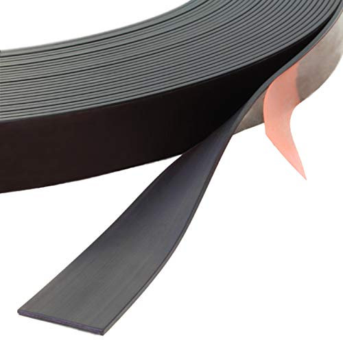 Klebeshop24 MAGNETBAND SELBSTKLEBEND | Abmessungen wählbar / 20 x 1,5 mm, 3 m auf Rolle