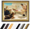 Bild mit Rahmen - Lawrence Alma-Tadema Eine Lesung von Homer - 1885 110x85 cm - Gerahmtes Leinwandbild Alte Meister - Antiker Rahmen Gold Barock, Klassisch