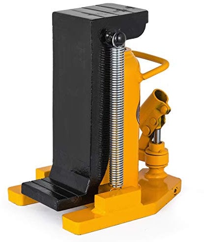 VEVOR Hydraulic Toe Jack, 5-10 Ton Capacity, 0.8-6.8 in Toe Height, 11.3-17.3 in Top Height, Air Hydraulic Claw Jack for Machinery