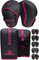 RDX Pratzen und Boxhandschuhe Set, Kampfsport Handpratzen Boxsack Handschuhe, Kickboxen Muay Thai Boxpratzen Mitts, MMA Training Boxen Pads, Sparring Punchinghandschuhe Boxpads (MEHRWEG)