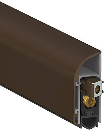 Paraspifferi COMAX sovrapposto a DOPPIA REGOLAZIONE per porte in legno colore MARRONE regolabile COMAGLIO Modello 1750MA83 lunghezza regolabile da un minimo di 73 cm. ad un massimo di cm.83