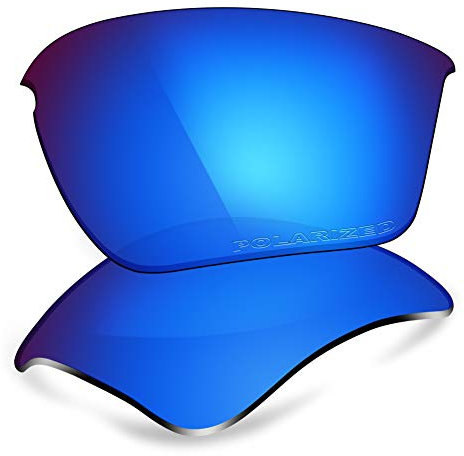 ThunderClap Verres de rechange en polycarbonate pour lunettes de soleil Oakley Half Jacket 2.0 XL OO9154 62 mm, Bleu geyser, Half Jacket 2.0 XL