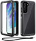 Beeasy für Samsung Galaxy S21 FE 5G Hülle, IP68 Wasserdicht Outdoor Handyhülle, 360 Grad Schutzhülle mit Displayschutz, Stoßfest Staubdicht Sturzfest Panzerhülle S21 FE Case, Schwarz