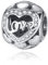 NINGAN Cuore d'amore Charms fit Pandora Charms Bracciali, 925 Sterling Silver Bead Heart Charm per bracciali e collane, perfetto regalo di San Valentino per le donne moglie mamma c68