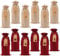 DTYDECLE 12pcs Burlap Wine Bags, Christmas Burlap Jute Wine Bottle Covers Bags with Drawstring Reusable Wines Bottle Bag with Ropes and Tags for Xmas Wedding Party