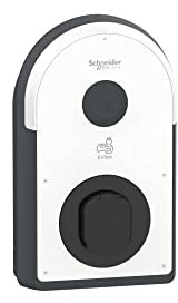 Schneider Electric EVB3S22N40M Pro AC Wallbox, 22kW, Ladesäule für Elektroauto, T2S Steckdose, MID, 6mA, IP55, IK10, NFC/RFID Reader