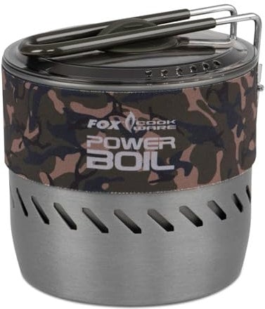 Fox Cookware 0.65l Infrared Power Boil - Kochtopf zum Karpfenfischen, Topf zum Kochen, Campinggeschirr, Kocher