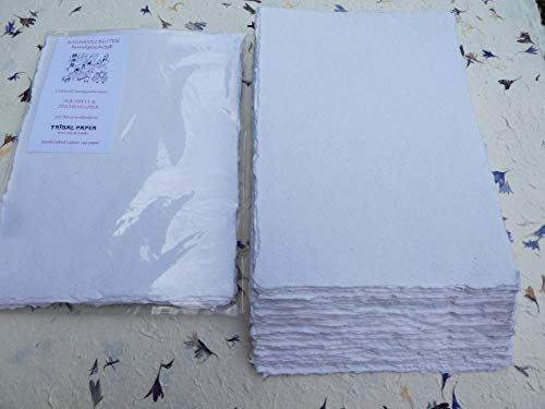 Büttenpapier Aquarellpapier handgeschöpft A2 10 Bogen (Smoothes Finish)