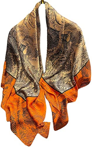 prinfantasy Seide Schal Damen Halstücher Damen Tuch Kopftuch Halstuch Damen-Schal Tücher M090046