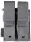 EXCELLENT ELITE SPANKER Molle Einzel/Doppel Pistole Mag Pouch Tactical Magazine Pouch Tool Organizer Holder (Grau, Doppelt)