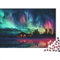 Aurora Borealis Gaming Puzzle Brain Challenge Spielen Hamlets Spielepuzzles Für Jugendliche Und Erwachsene Brain Challenge Spielen Spielepuzzles 1000pcs (75x50cm)