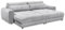 Stella Trading BARURA Big Sofa in Cord-Optik, Dove - Bequeme Wohnzimmer Couch mit großer Liegefläche - 292 x 90 (74) х 194 cm (B/H/T)