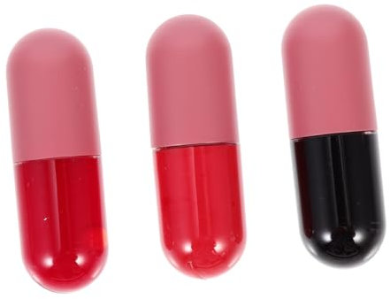 DRESSOOS 3st Lippen Auffüllende Lippentönung Lippenöle Tragbare Lipglosse Lipgloss Mit Diamantschimmer Pflegende Lippenflüssigkeiten Blitzanzug Pflegeöl Lippenvergrößerung Plastik