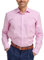 Double TWO Chemise longue à carreaux vichy coupe classique à manches longues en coton, rose, 40