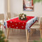 Bonna Tischdecke Weihnachten Weihnachtstischdecke,Knitterfest, waschbar, geeignet für Ferienfeiern, Wohndekoration, etc.(153 * 305cm)