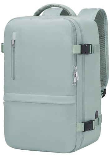 Xkdoai Mochila Viaje Cabina Avion 40x20x25 Mochila Viaje para Ryanair Equipaje de Mano con Bolsa Antirrobo Bolsillo de Botellas para Viaje Corto