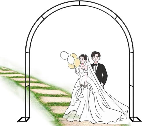 Treillis d'arche de jardin en métal pour plantes grimpantes, décoration de fête de mariage, tonnelle de rose pour intérieur et extérieur, pergola, tonnelle pour grimpante, vigne, patio, treillis pour