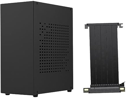 Chasis ITX de aluminio para PC de escritorio para juegos, USB 3.0, tarjeta gráfica RTX2070 con cable PCIE3.0