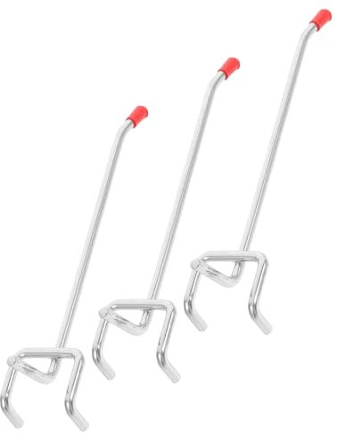 Alipis 3stücke Pegboard Haken Aus Eisen Für Werkzeugaufbewahrung Und Warenpräsentation Mit Montageschrauben Für Schnelle Installation An Stecktafeln