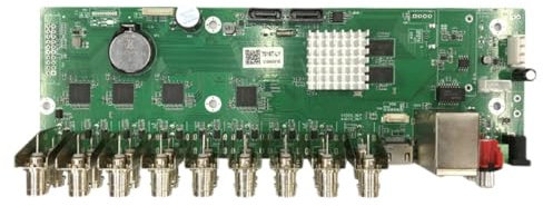 Kznifmk 1 Pezzo 16CH AHD DVR Scheda Madre XVI/AHD/TVI/CVI/CVBS/IP Audio Coassiale NT98332+TP2830 Registratore per Telecamera di Sorveglianza Scheda Madre Verde