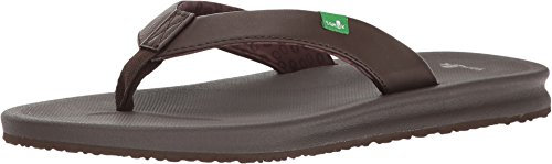Sanuk Damen Yoga Mat Wander Flipflop, braun, 35.5 EU
