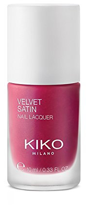 Kiko Make Up Milano Velvet Satin Nail Lacquer Nr. 691 Pink Flambé Inhalt: 10ml Nail Polish Nagellack für ein halbmattes Velvet-Finish