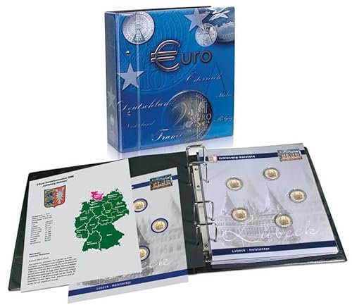 SAFE 7821 B2 2 Euro Münzen Sammelalbum Deutsche Bundesländer ab 2014 - Münzsammelalbum Coin Collection- Euro Sammelalbum - inkl. 4 Münzblätt