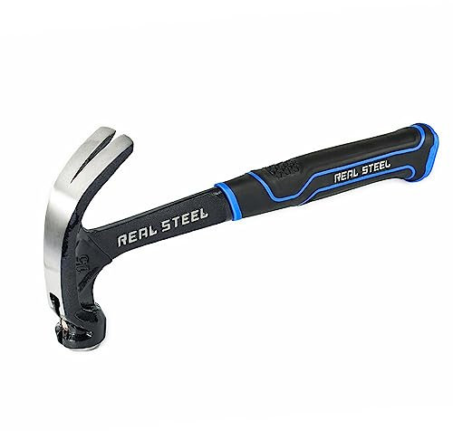 REAL STEEL Klauenhammer mit Magnetischen Nagel Starter 425g Rahmenhammer 0516