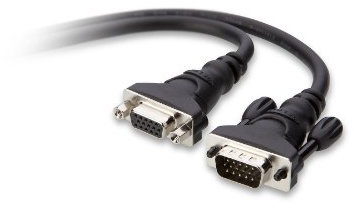 Belkin HDDB15M to HDDB15F VGA Monitor Extension Cable-25 feet