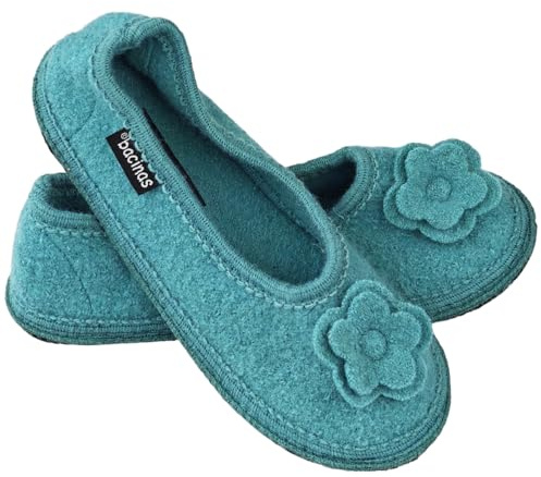 Japanwelt Hausschuhe für Damen & Herren I warme Filzpantoffeln aus Schafswolle, Filz Winter Pantoffeln Bacinas Slippers Hauslatschen Hauspantoffeln, Männer & Frauen Gästepantoffeln Filzhausschuhe